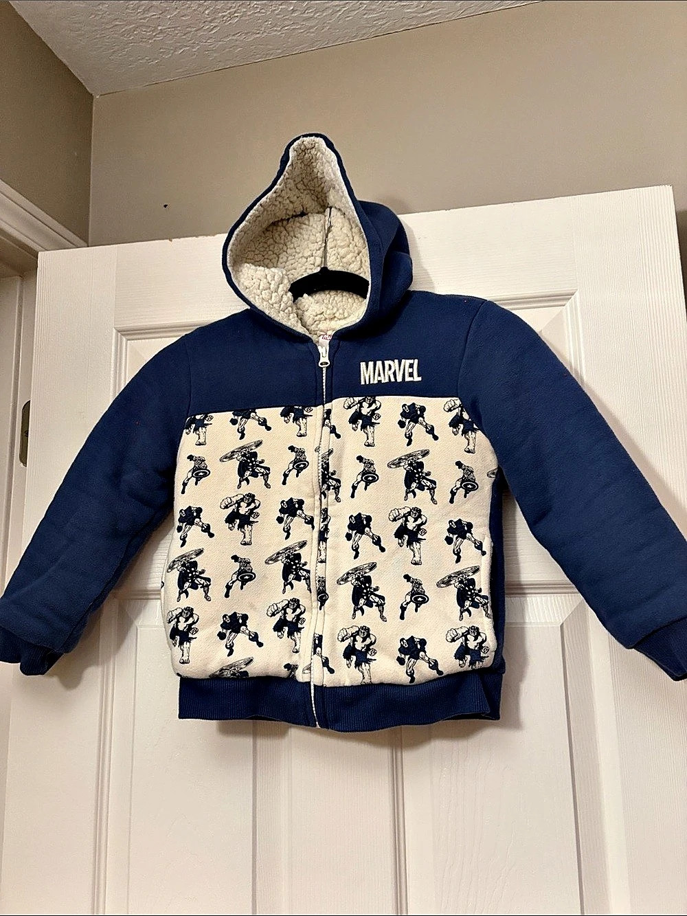 Marvel Kids Character Print Hooded Jacket